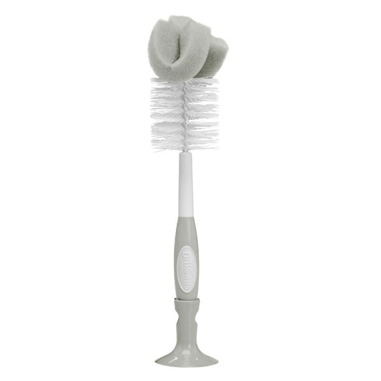 Dr Brown's Natural Flow Bottle and Teat Brush - Grey