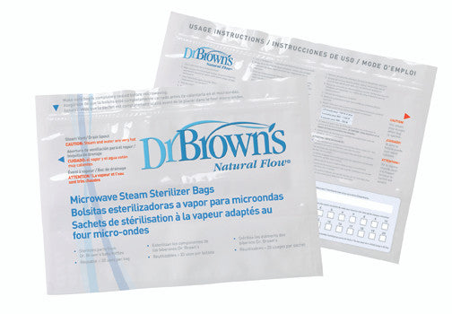 Dr Brown's Microwave Steam Steriliser Bags