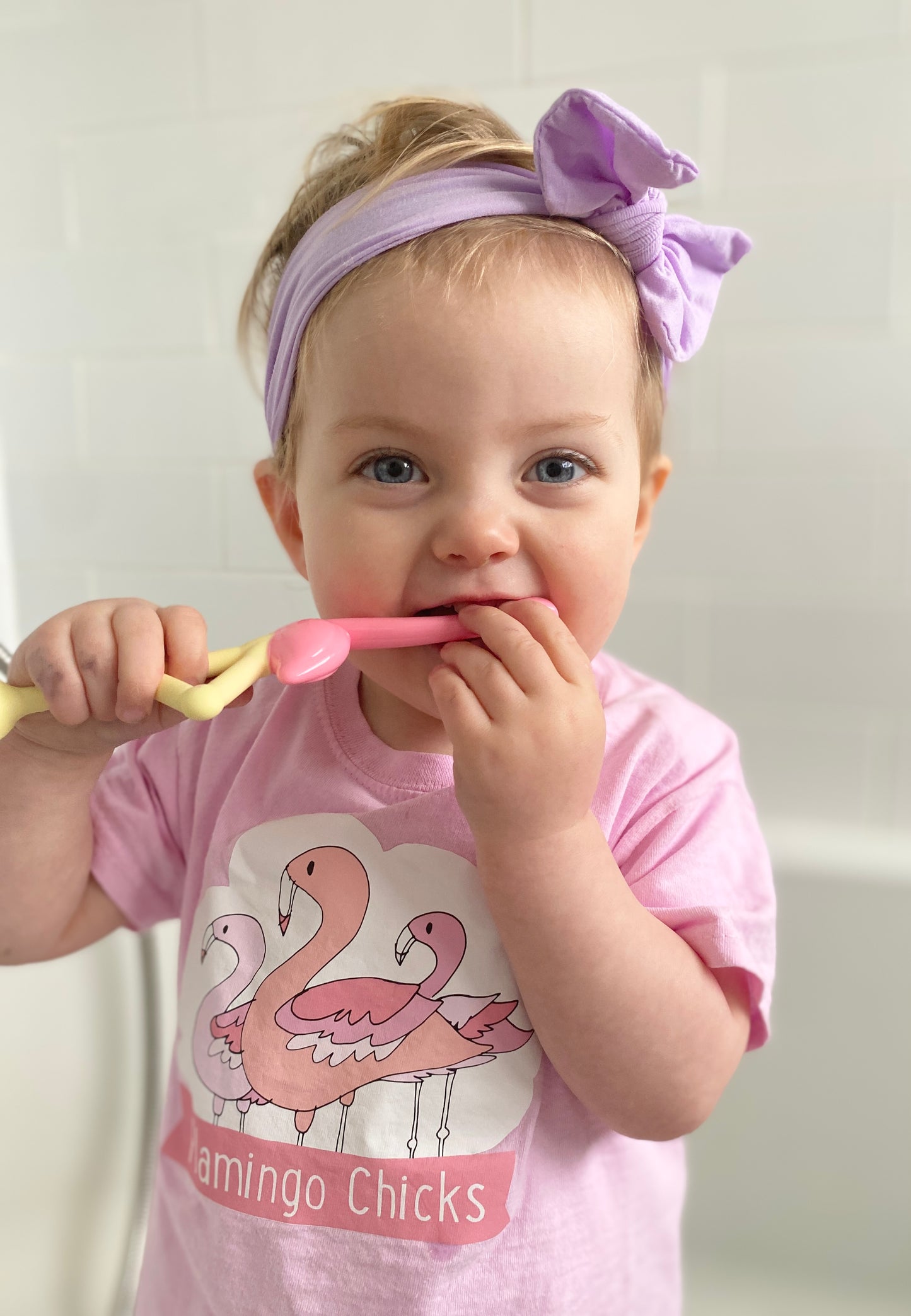 Dr Brown's Flamingo Toddler Toothbrush